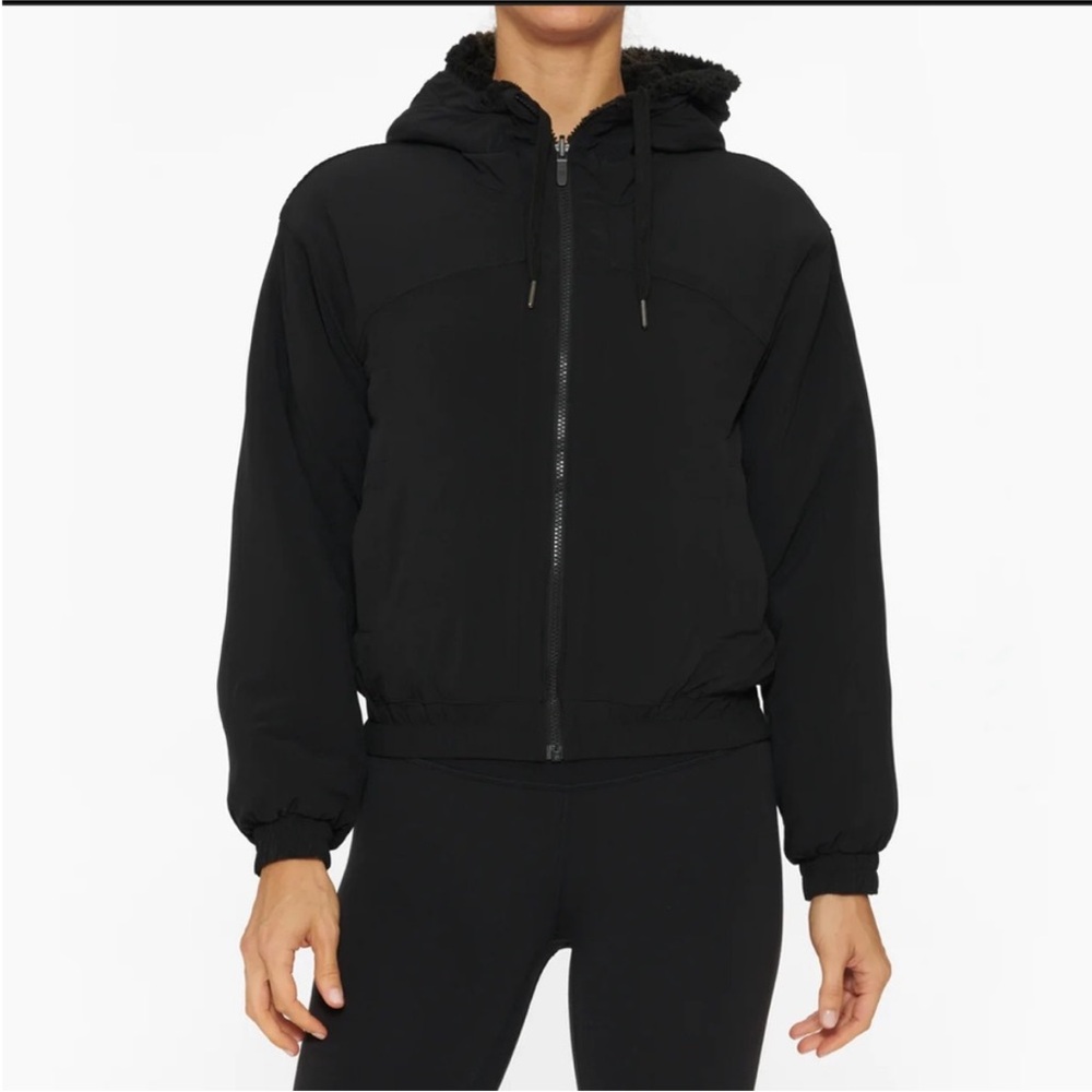 Lululemon reversible Black Teddy Jacket